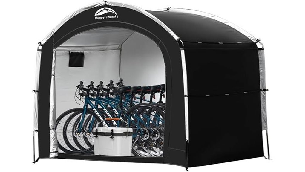 outdoor bike storage solution