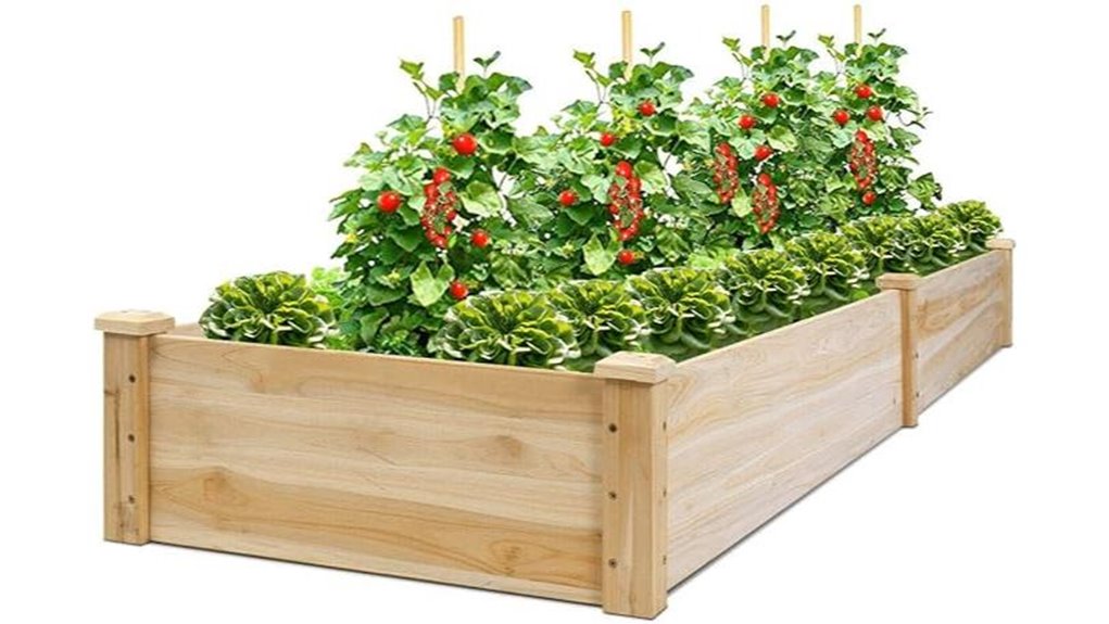 outdoor gardening planter bed