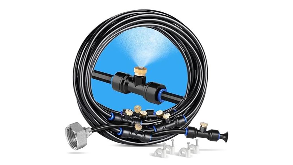 outdoor misting cooling system