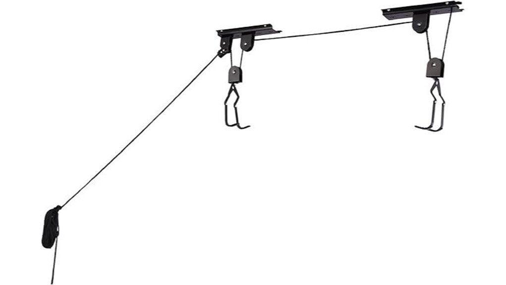 overhead bike storage solution