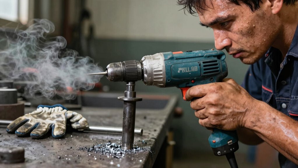 overheat signs in tools