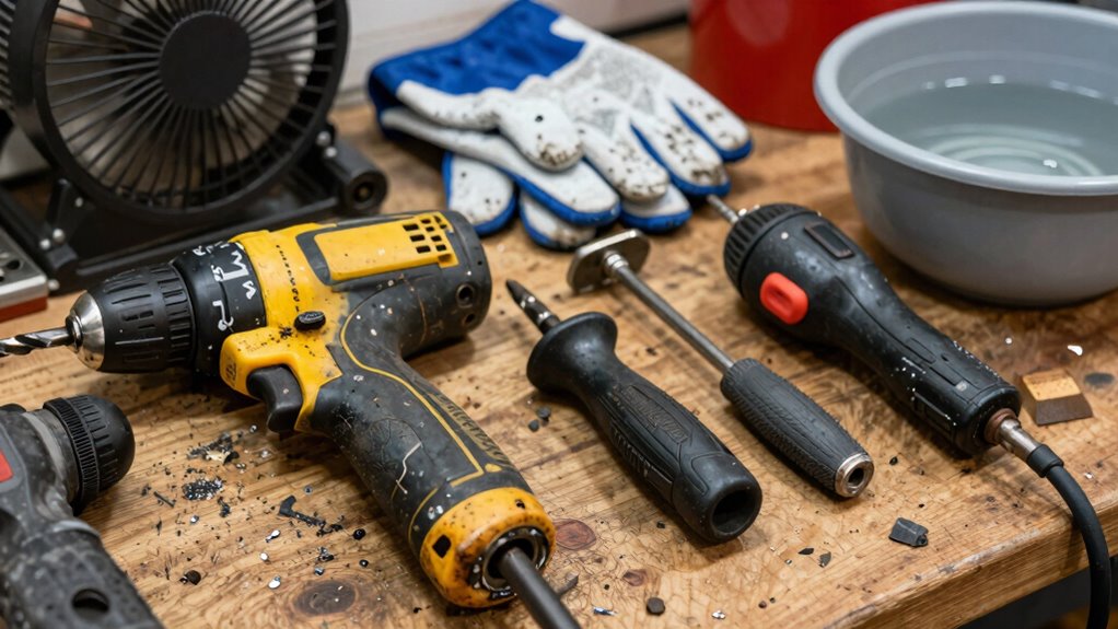 overheating damages tool components
