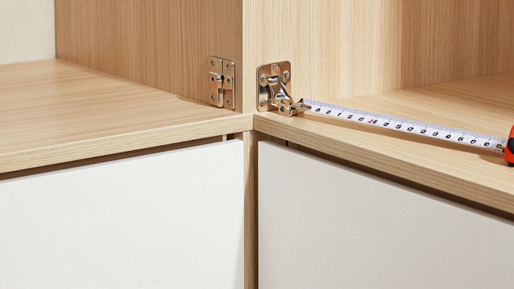 perfectly aligned cabinet doors