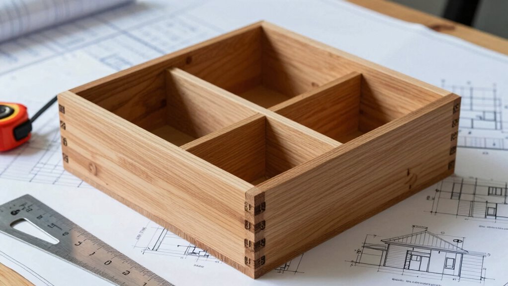 plan storage box dimensions