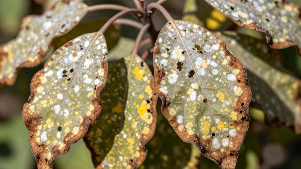 plant sunburn warning signs