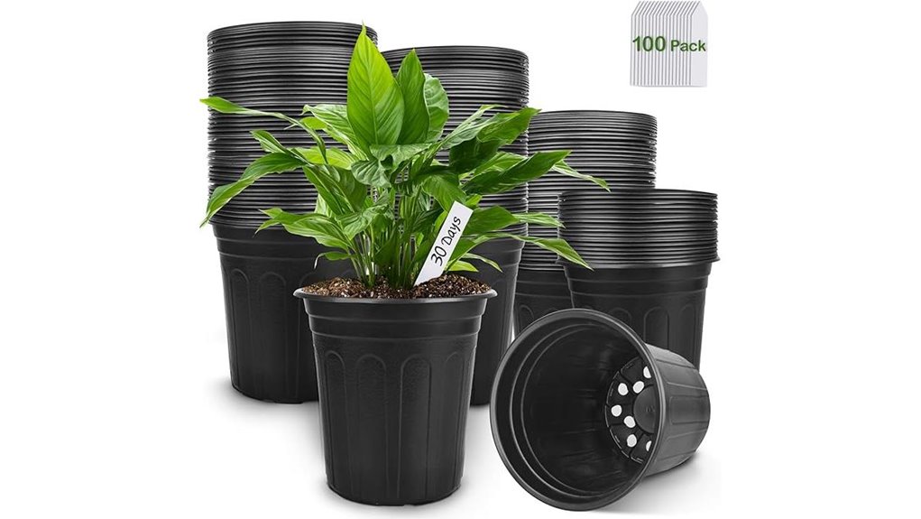 plastic nursery pots pack