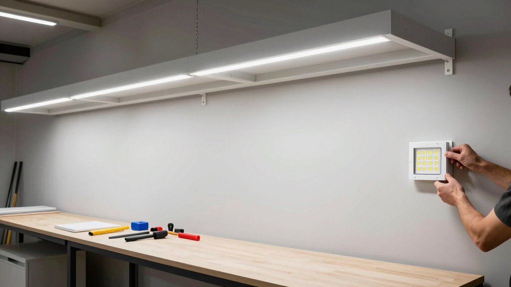 plug and play workshop lighting
