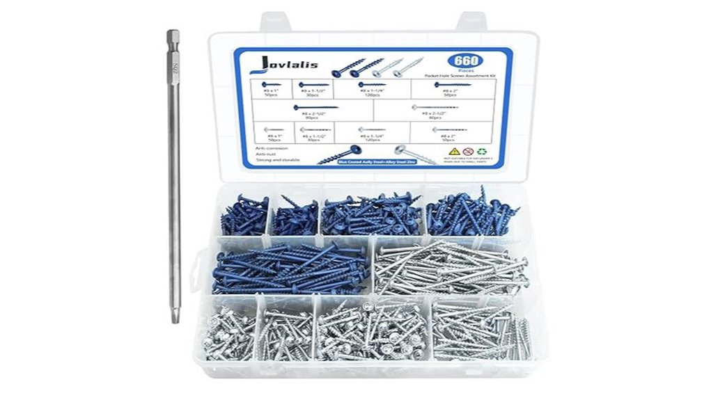 pocket hole screw assortment