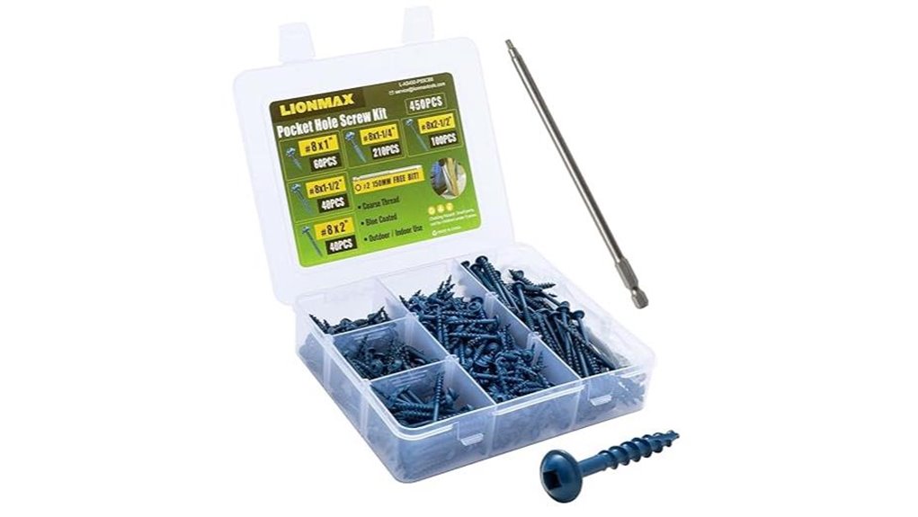 pocket hole screws assortment
