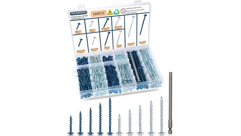 pocket hole screws kit
