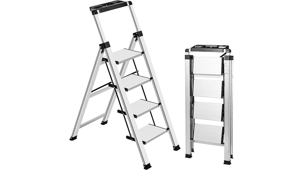 portable aluminum ladder design
