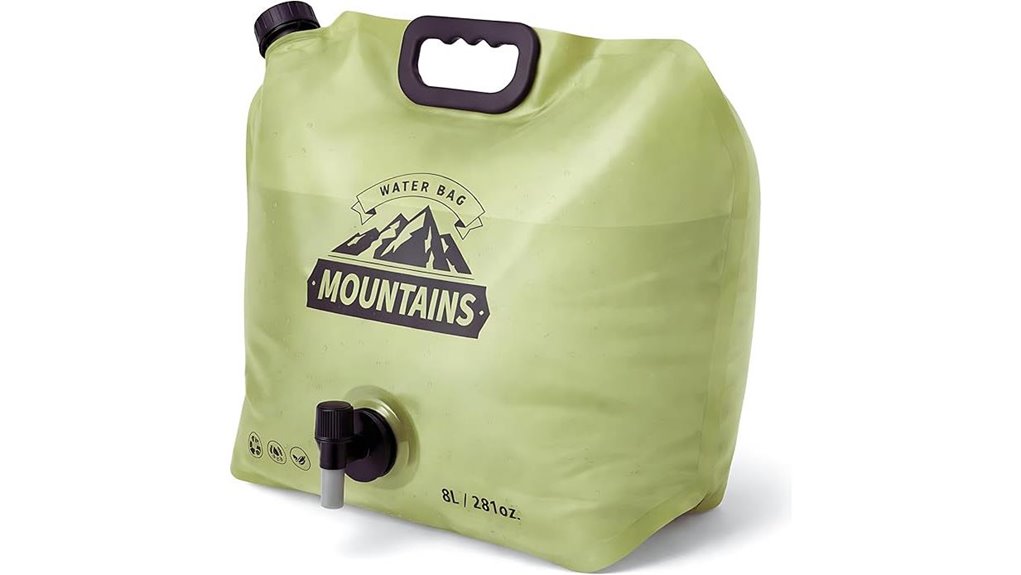 portable camping water container