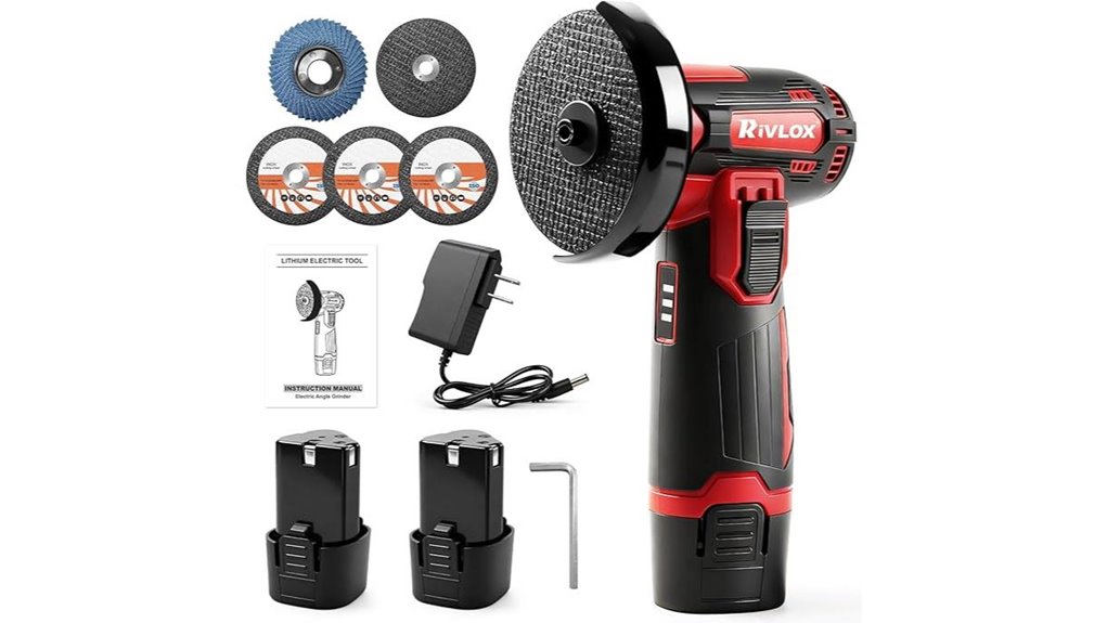 portable cordless angle grinder