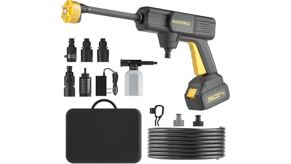 portable cordless pressure washer