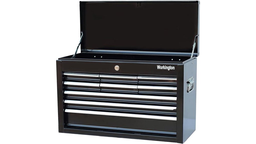portable metal tool chest