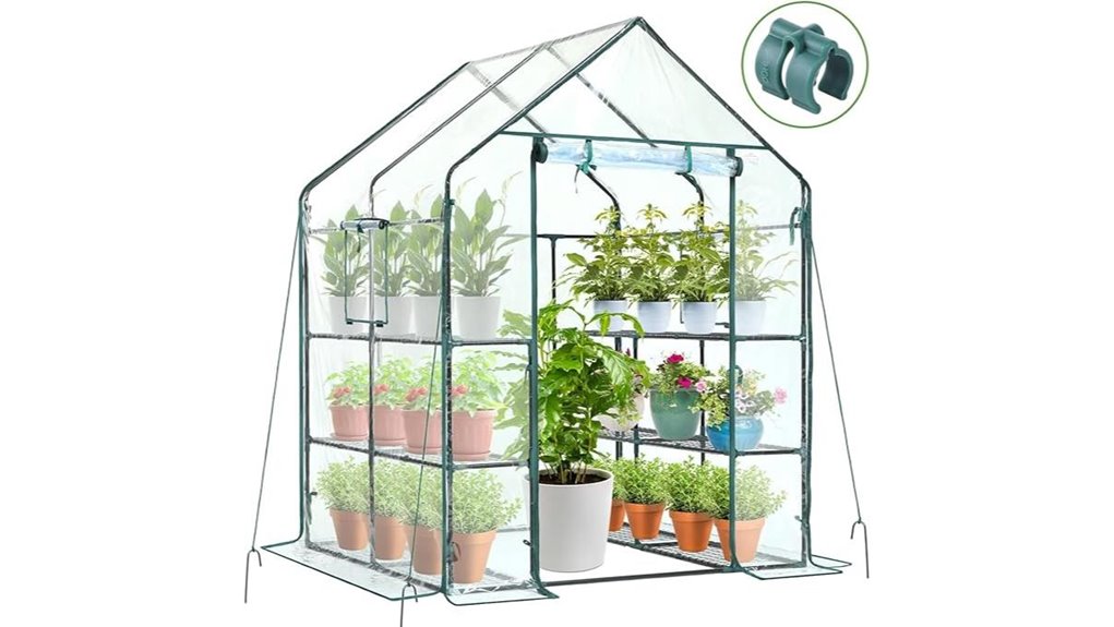 portable outdoor pvc greenhouse