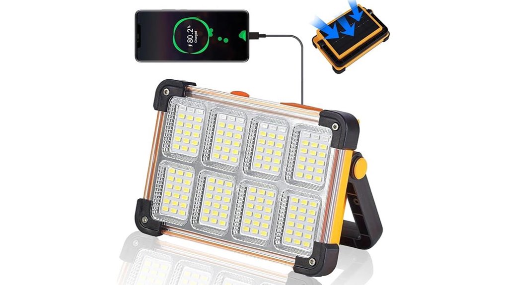 portable solar work light