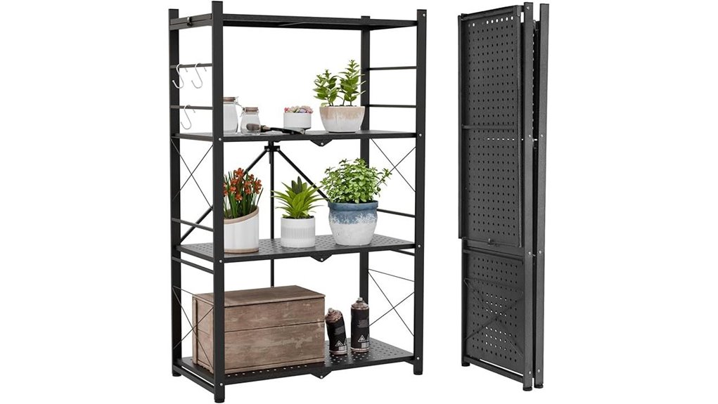 portable tiered greenhouse shelf