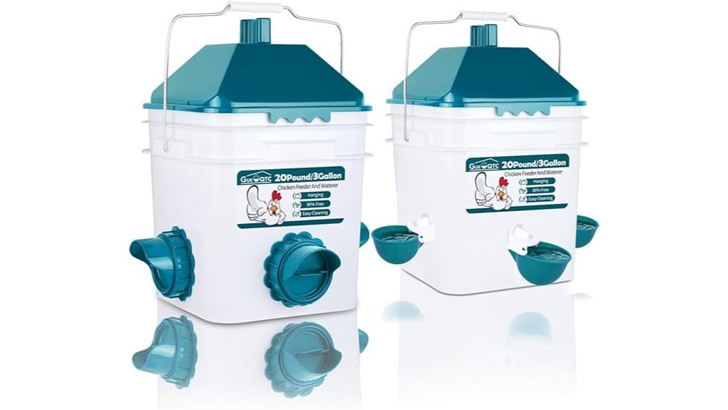 poultry feeding and watering