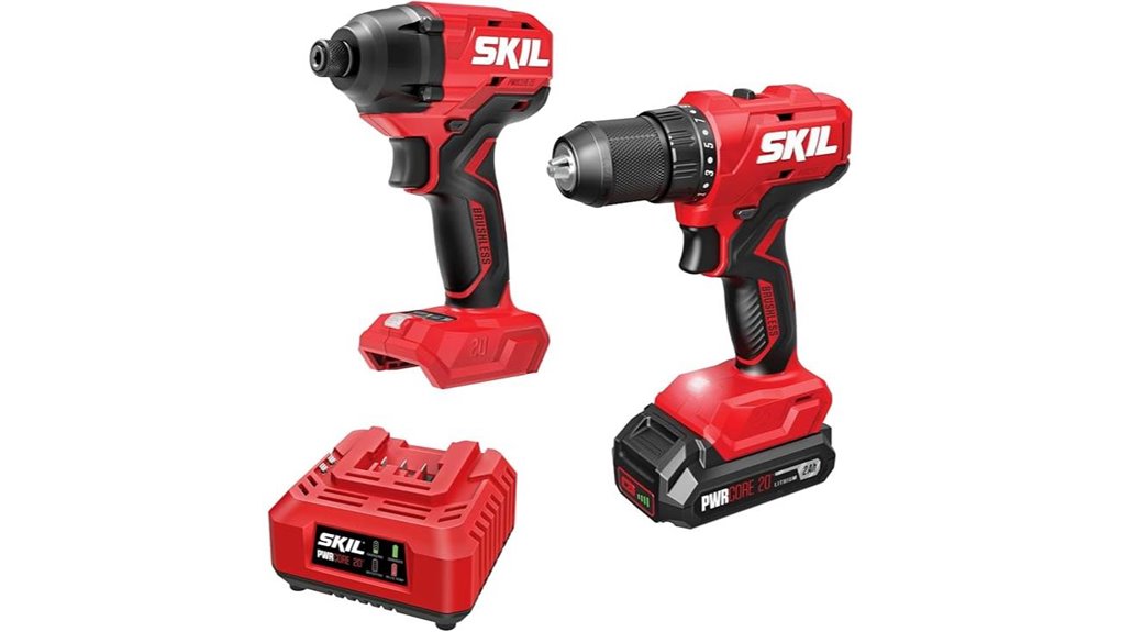 powerful cordless drilling combo