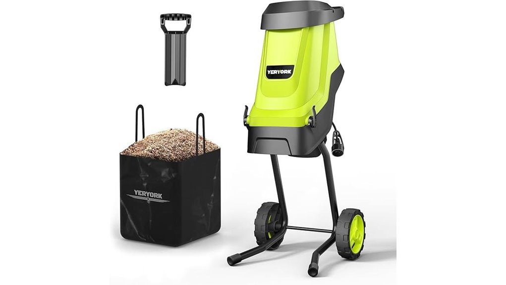 powerful electric wood processor