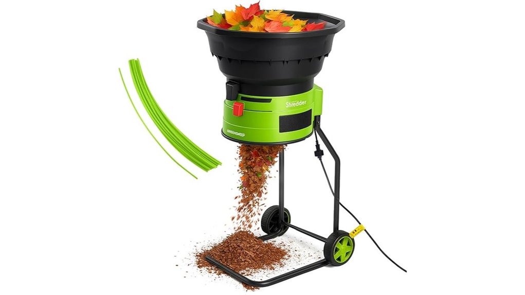 powerful leaf shredder mulcher