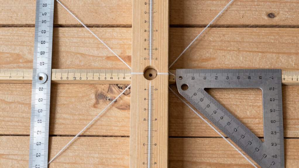 precise garden trellis placement