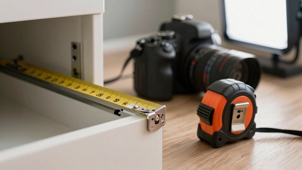 precise measurements for slides