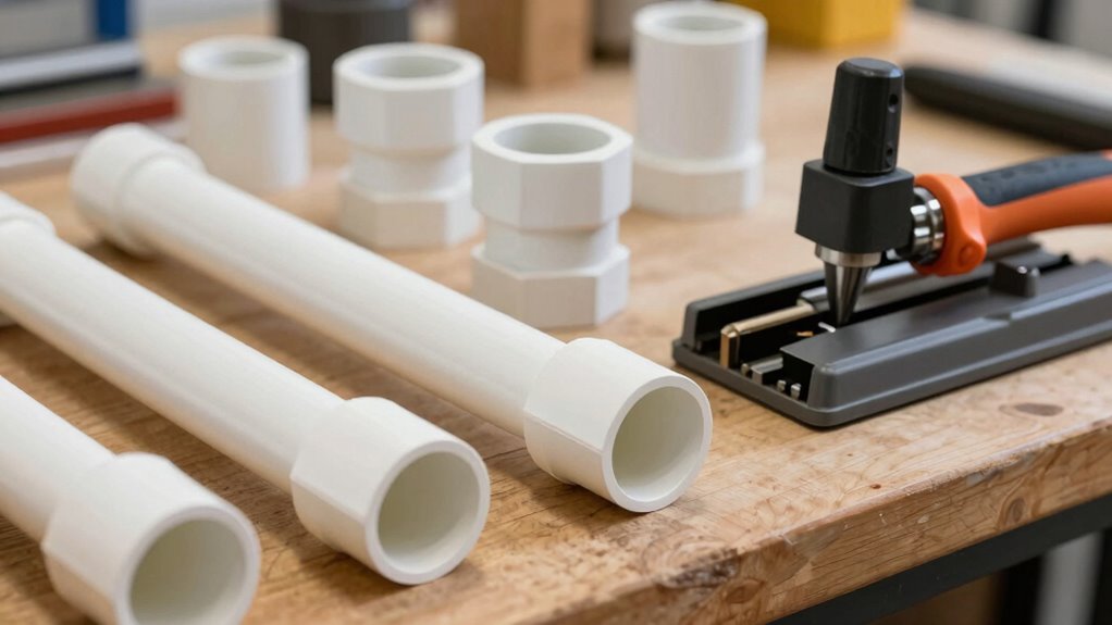 precise pvc pipe cutting