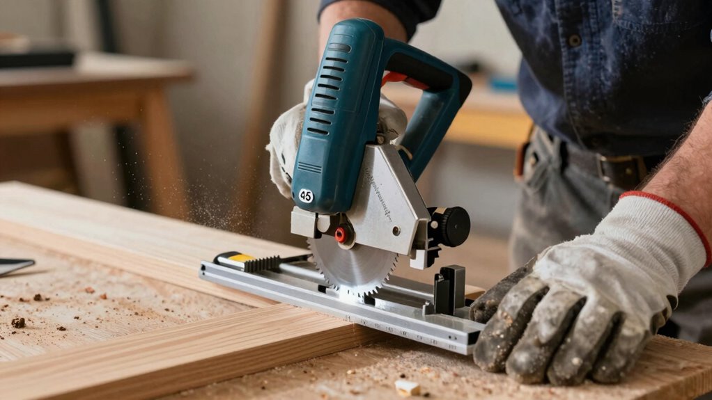 precision in miter adjustments