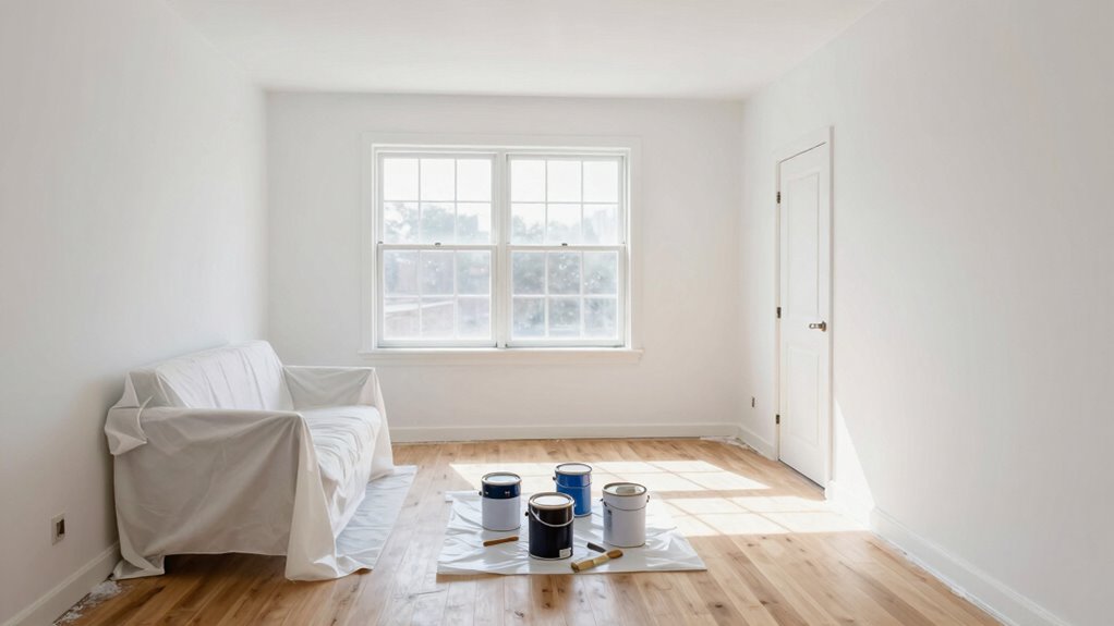 prepare room before painting