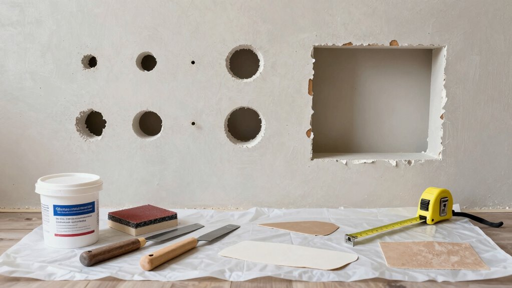 prepare workspace for drywall