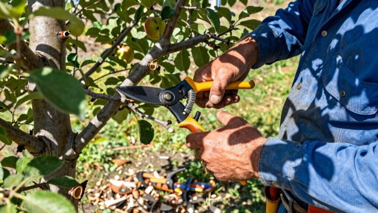 proper fruit tree pruning
