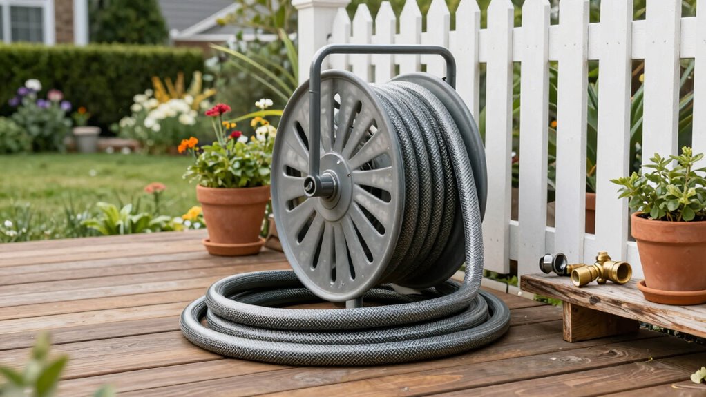 proper garden hose storage
