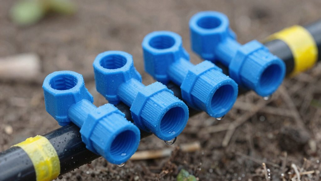 properly space drip emitters