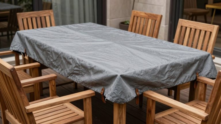 protect outdoor wood furniture
