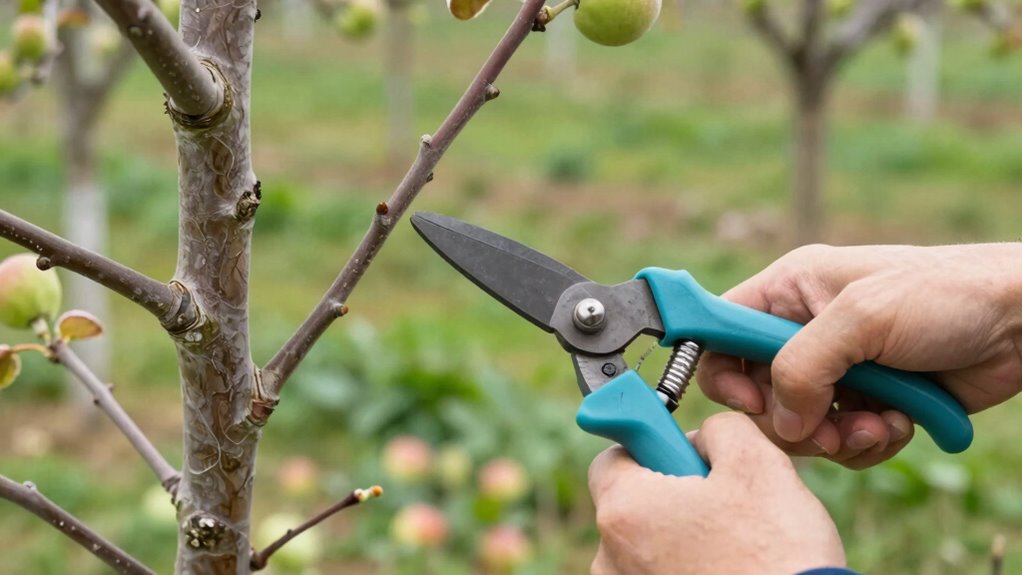 prune trees before growth