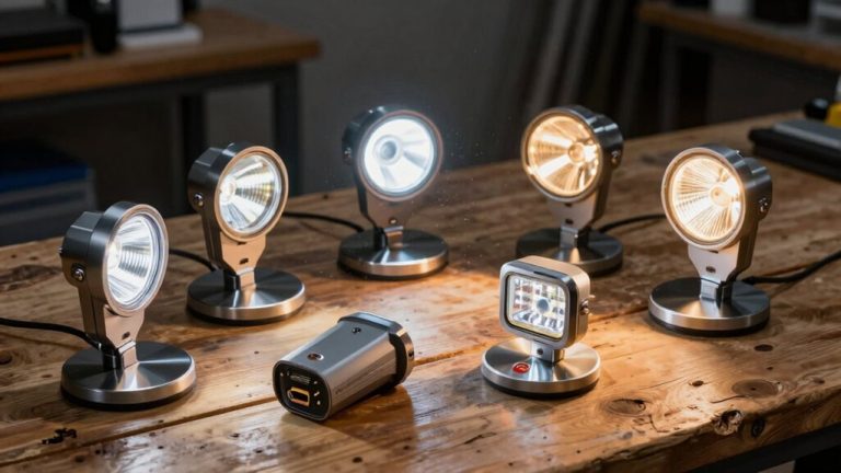 rechargeable magnetic base lights