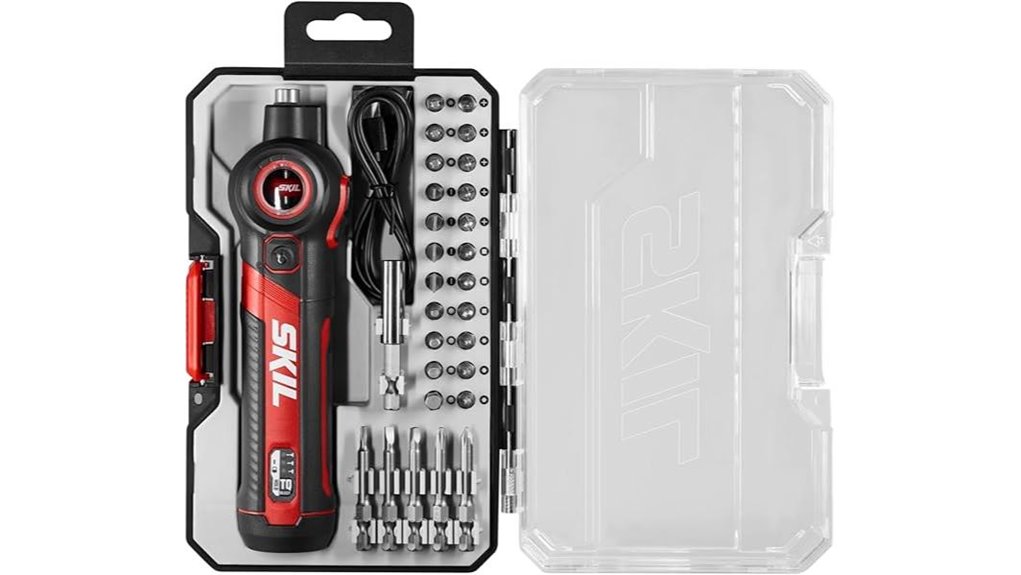 rechargeable pivoting screwdriver tool