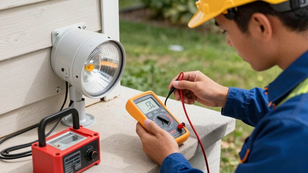 regular outdoor lighting maintenance
