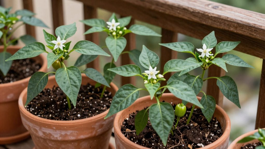 regularly fertilize potted peppers