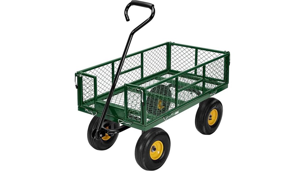 removable sides garden cart