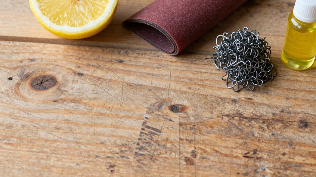 remove scuffmarks with walnuts