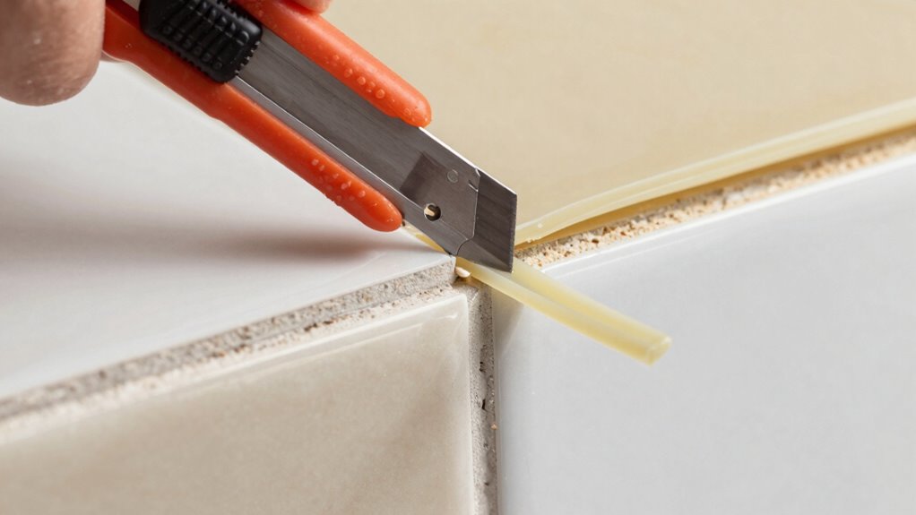 remove silicone caulk effectively