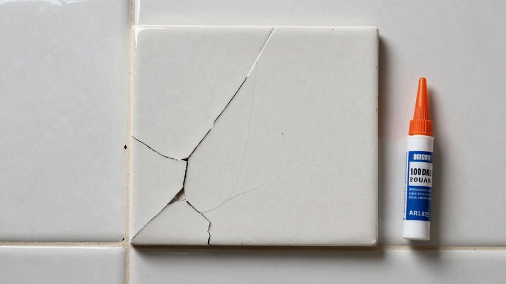 repair cracked tiles diy