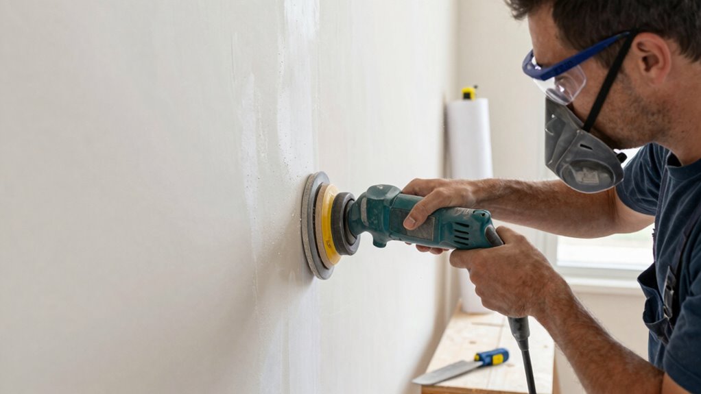 repair small drywall holes