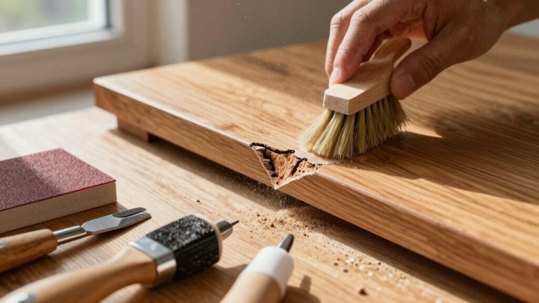 repairing scratched wood furniture