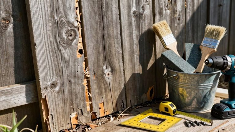 repairing wooden fences effectively