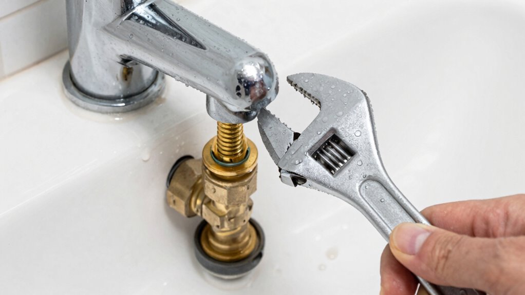 replace leaky faucet washer