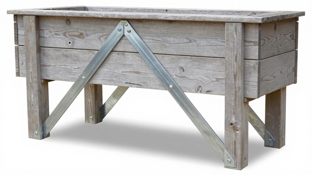 robust outdoor support braces